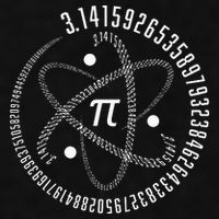 Atom Pi Math Science STEM Gift 3.14 Pi Day Ladies PosiCharge Tri-Blend Wicking Tank