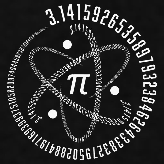 Atom Pi Math Science STEM Gift 3.14 Pi Day Ladies PosiCharge Tri-Blend Wicking Tank