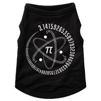 Atom Pi Math Science STEM Gift 3.14 Pi Day Doggie Tank