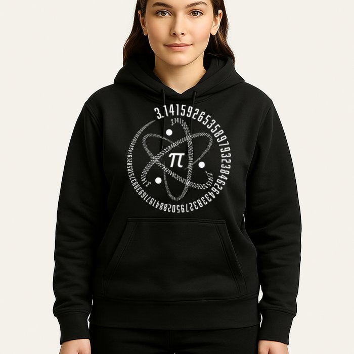 Atom Pi Math Science STEM Gift 3.14 Pi Day Hoodie