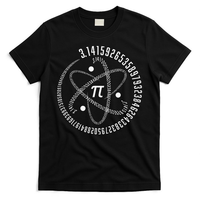 Atom Pi Math Science STEM Gift 3.14 Pi Day T-Shirt