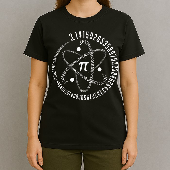 Atom Pi Math Science STEM Gift 3.14 Pi Day T-Shirt
