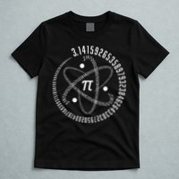Atom Pi Math Science STEM Gift 3.14 Pi Day T-Shirt