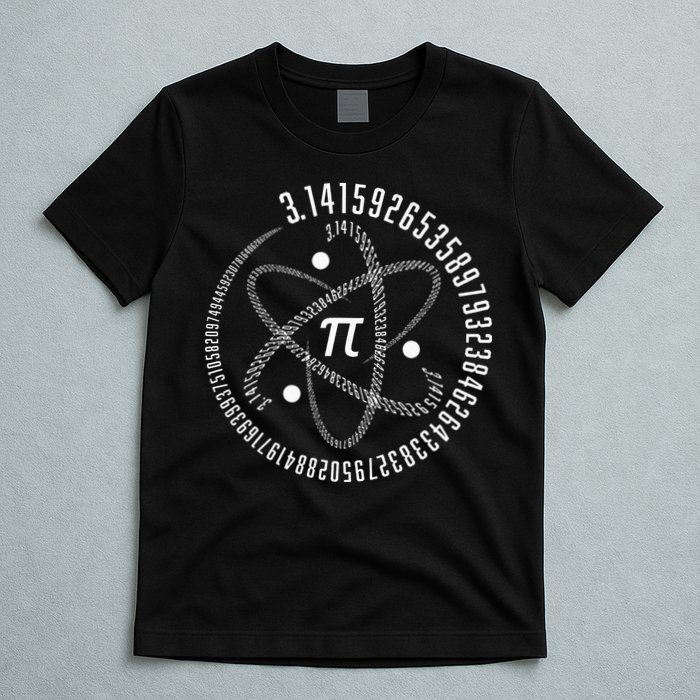 Atom Pi Math Science STEM Gift 3.14 Pi Day T-Shirt