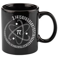 Atom Pi Math Science STEM Gift 3.14 Pi Day 11oz C Handle Ceramic Mug