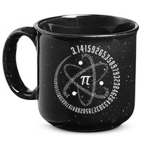 Atom Pi Math Science STEM Gift 3.14 Pi Day 15oz Campfire Ceramic Mug
