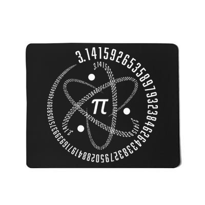 Atom Pi Math Science STEM Gift 3.14 Pi Day Mousepad