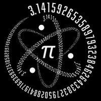 Atom Pi Math Science STEM Gift 3.14 Pi Day Mousepad