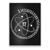 Atom Pi Math Science STEM Gift 3.14 Pi Day Poster
