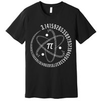 Atom Pi Math Science STEM Gift 3.14 Pi Day Premium T-Shirt