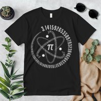 Atom Pi Math Science STEM Gift 3.14 Pi Day Premium T-Shirt