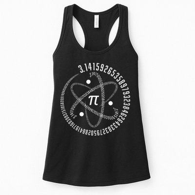Atom Pi Math Science STEM Gift 3.14 Pi Day Womens Tank Top