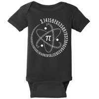 Atom Pi Math Science STEM Gift 3.14 Pi Day Baby Bodysuit