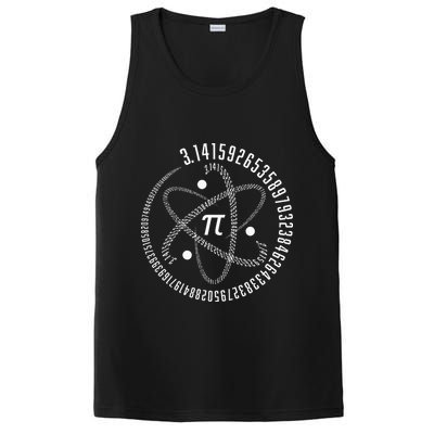 Atom Pi Math Science STEM Gift 3.14 Pi Day PosiCharge Competitor Tank