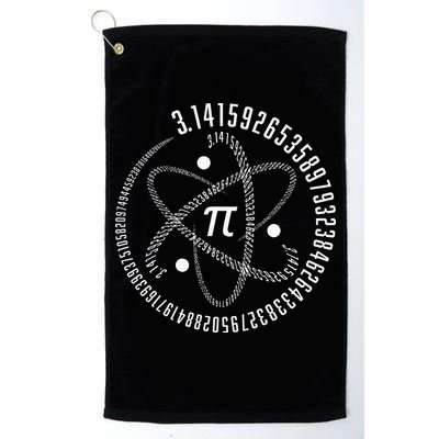 Atom Pi Math Science STEM Gift 3.14 Pi Day Golf Towel