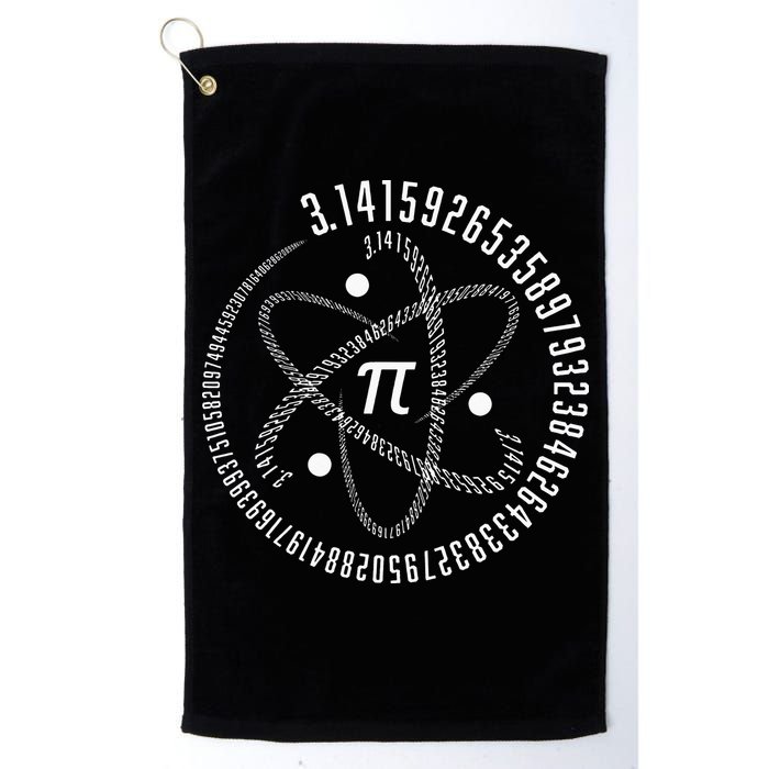 Atom Pi Math Science STEM Gift 3.14 Pi Day Golf Towel