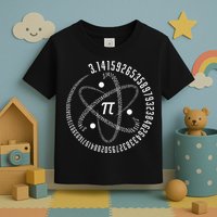 Atom Pi Math Science STEM Gift 3.14 Pi Day Toddler T-Shirt