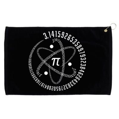 Atom Pi Math Science STEM Gift 3.14 Pi Day Grommeted Golf Towel