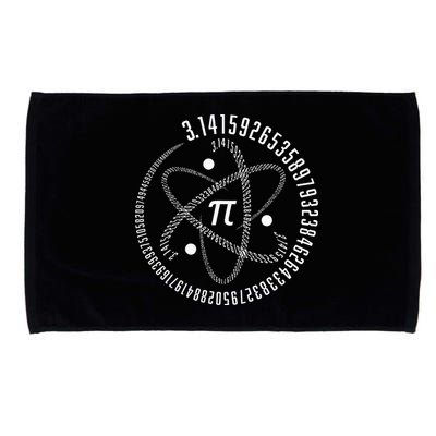 Atom Pi Math Science STEM Gift 3.14 Pi Day Microfiber Hand Towel