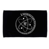Atom Pi Math Science STEM Gift 3.14 Pi Day Microfiber Hand Towel