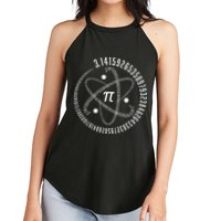 Atom Pi Math Science STEM Gift 3.14 Pi Day Women's Perfect Tri Rocker Tank