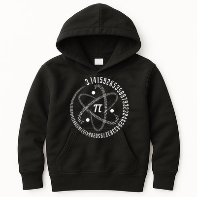Atom Pi Math Science STEM Gift 3.14 Pi Day Kids Hoodie