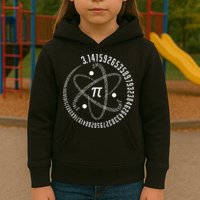 Atom Pi Math Science STEM Gift 3.14 Pi Day Kids Hoodie