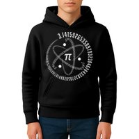 Atom Pi Math Science STEM Gift 3.14 Pi Day Kids Hoodie