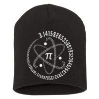 Atom Pi Math Science STEM Gift 3.14 Pi Day Short Acrylic Beanie