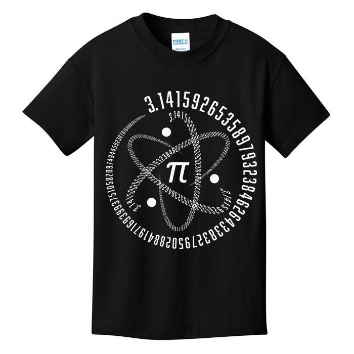 Atom Pi Math Science STEM Gift 3.14 Pi Day Kids T-Shirt
