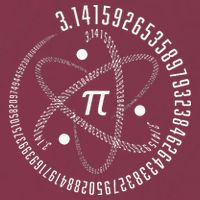 Atom Pi Math Science STEM Gift 3.14 Pi Day 16oz Travel Tumbler
