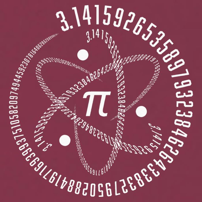 Atom Pi Math Science STEM Gift 3.14 Pi Day 16oz Travel Tumbler