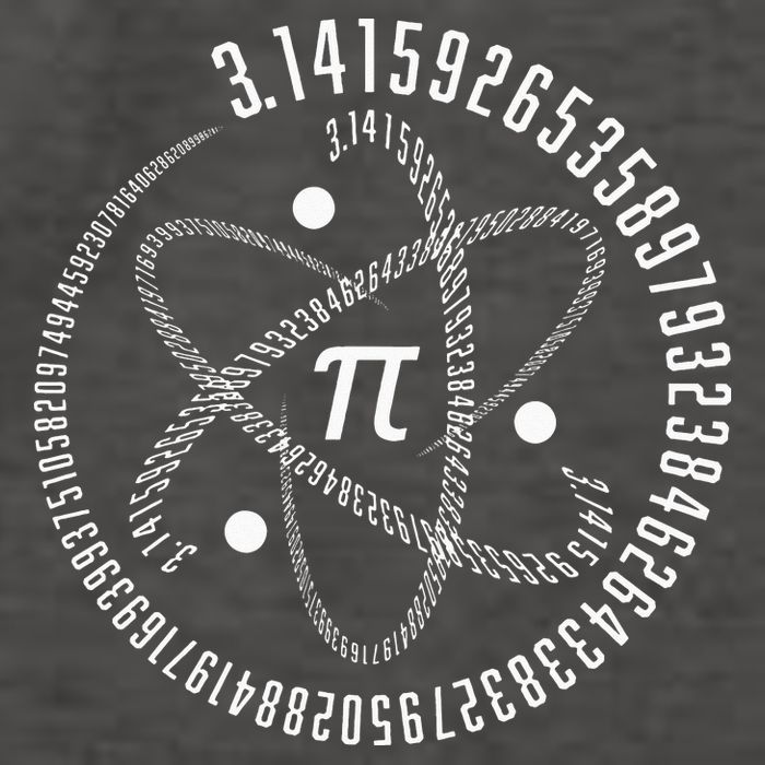 Atom Pi Math Science STEM Gift 3.14 Pi Day Vector Backpack