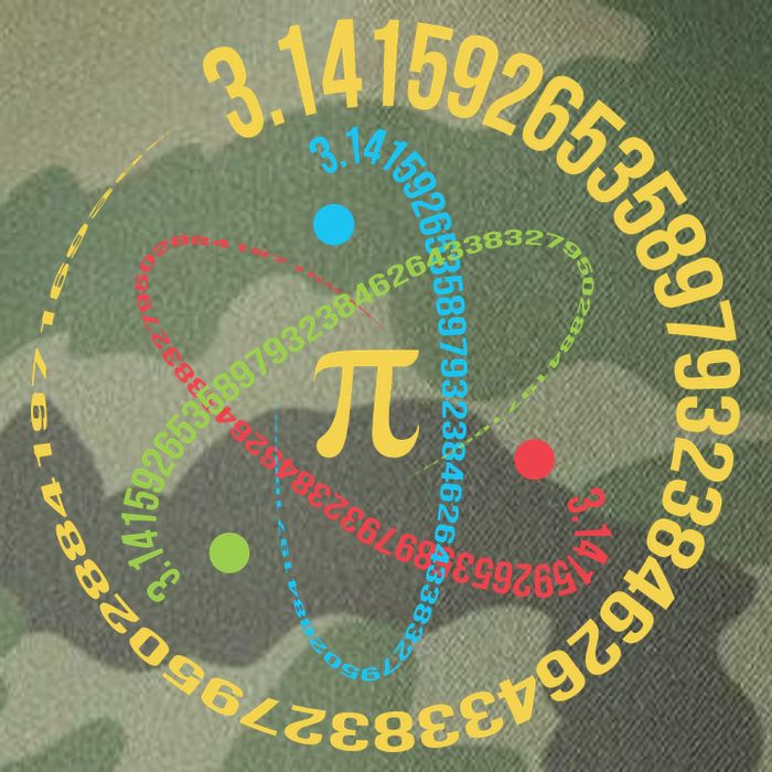 ATOM PI MATH SCIENCE Legacy Tie Dye Trucker Hat