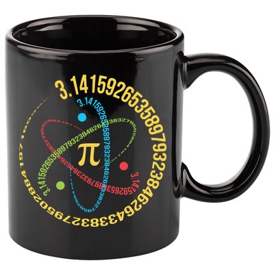 ATOM PI MATH SCIENCE 11oz C Handle Ceramic Mug