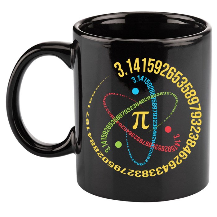 ATOM PI MATH SCIENCE 11oz C Handle Ceramic Mug