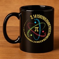 ATOM PI MATH SCIENCE 11oz C Handle Ceramic Mug