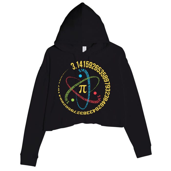 ATOM PI MATH SCIENCE Crop Fleece Hoodie