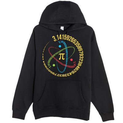 ATOM PI MATH SCIENCE Premium Pullover Hoodie