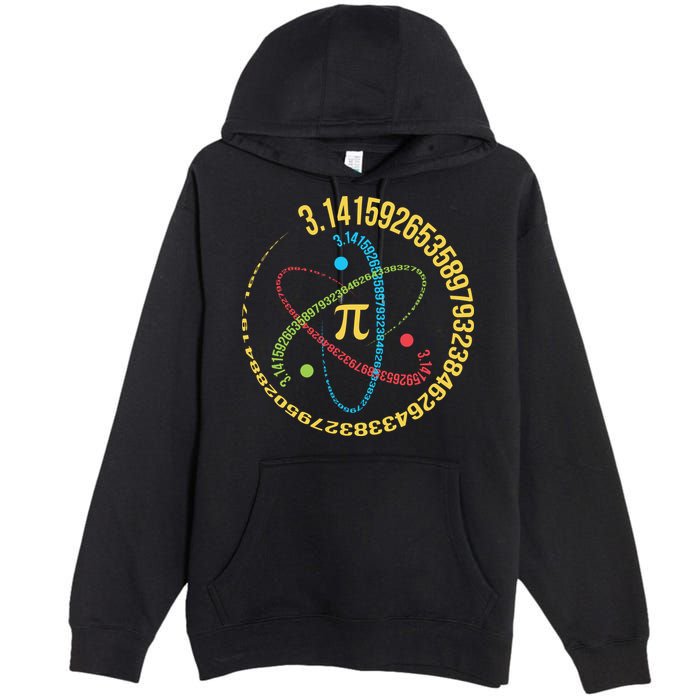 ATOM PI MATH SCIENCE Premium Pullover Hoodie