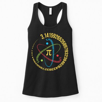 ATOM PI MATH SCIENCE Womens Tank Top