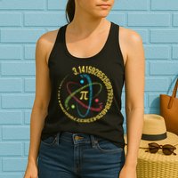 ATOM PI MATH SCIENCE Womens Tank Top
