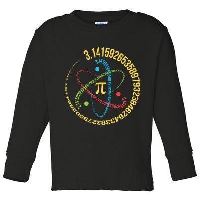 ATOM PI MATH SCIENCE Toddler Long Sleeve Shirt