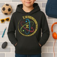 ATOM PI MATH SCIENCE Kids Hoodie