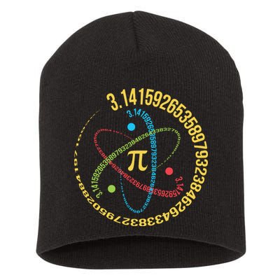 ATOM PI MATH SCIENCE Short Acrylic Beanie
