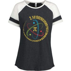 ATOM PI MATH SCIENCE Enza Ladies Jersey Colorblock Tee