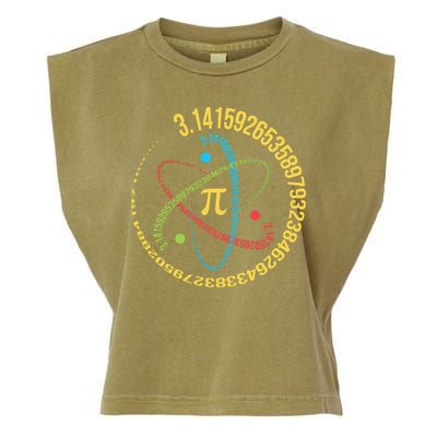 ATOM PI MATH SCIENCE Garment-Dyed Women's Muscle Tee