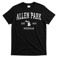 Allen Park Michigan Mi Vintage Sports T-Shirt