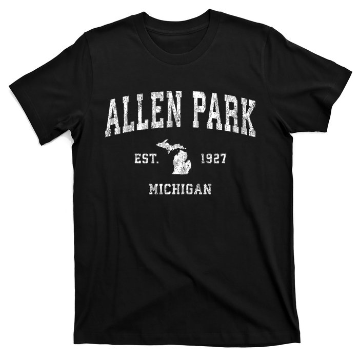 Allen Park Michigan Mi Vintage Sports T-Shirt