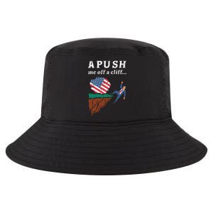 A Push Me Off A Cliff 2024 Funny Ap Exam Cool Comfort Performance Bucket Hat